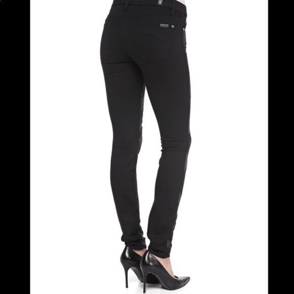 7 For All Mankind Floral Skinny Jeans - Picture 2 of 6